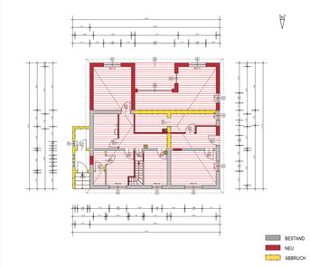 Sanierung u. Erweiterung EFH - Grundriss