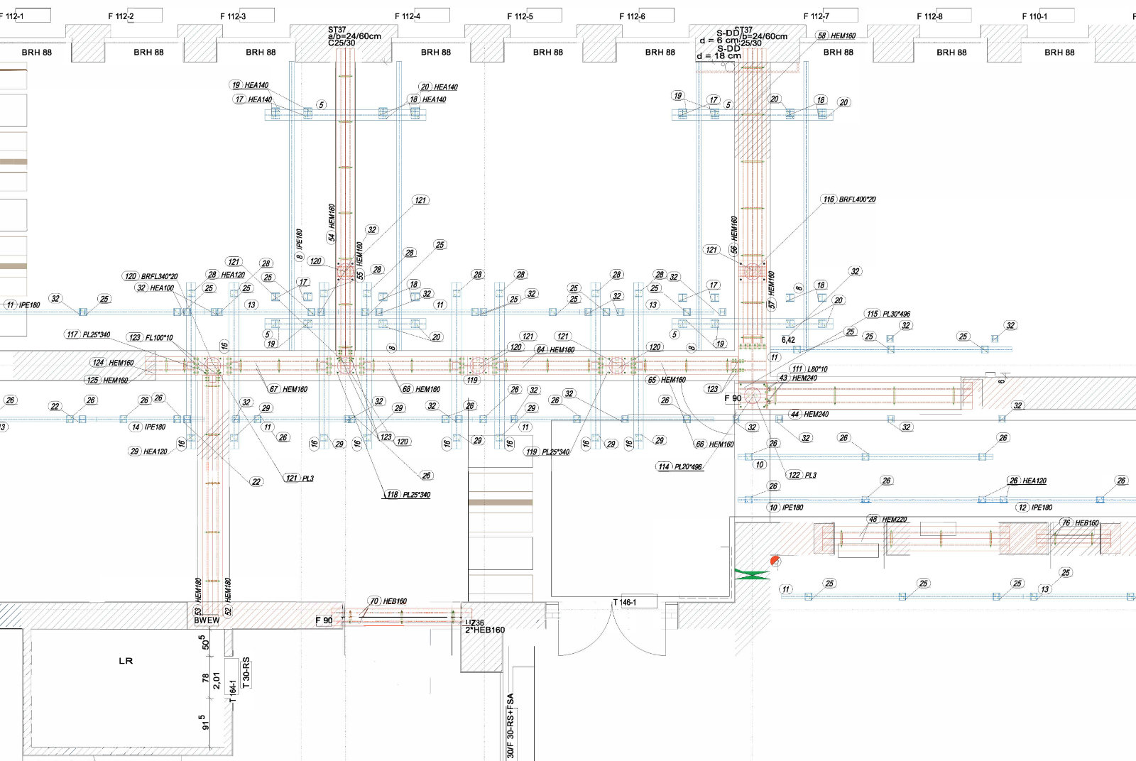 Statikplan Friedrich-Wilhelm Gymnasium